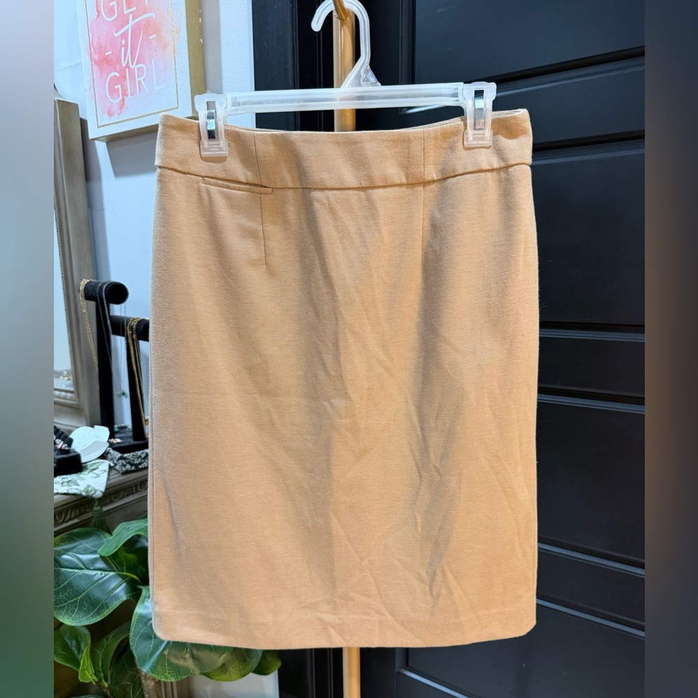 Calvin Klein Light Beige Pencil Skirt